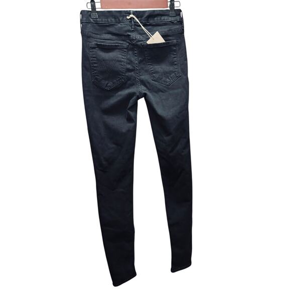 NWT Mother The Looker “Not Guilty” Black Skinny Jeans Women’s 26 - Picture 4 of 7